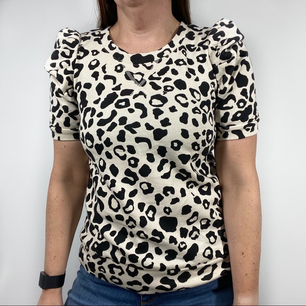 Who What Wear Puff Sleeve Top XS